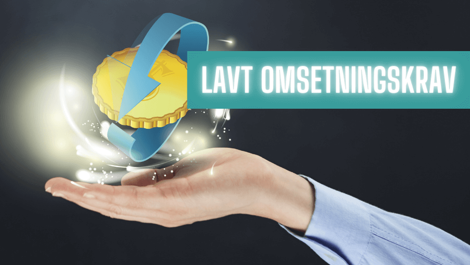 Oversikt over casino bonuser med lavt omsetningskrav