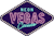 Neon Vegas on white transparent