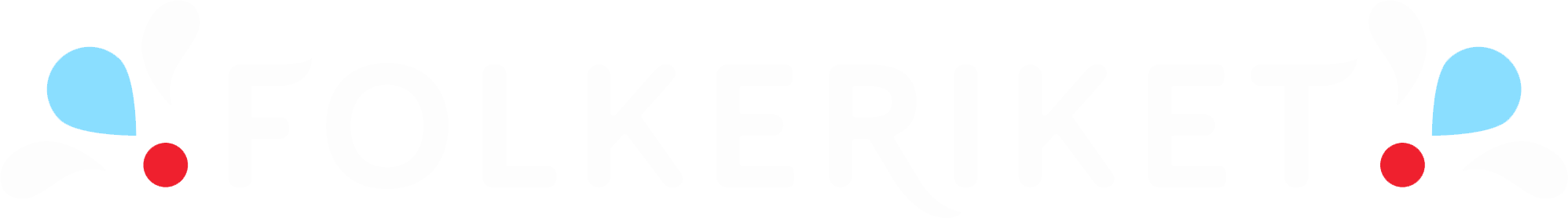 Folkeriket logo transp white