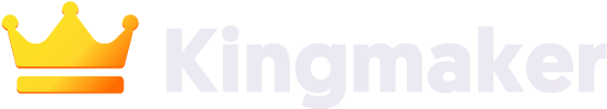 Kingmaker logo white