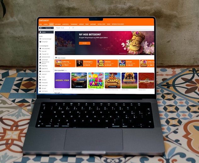 Betsson nettcasino laptop