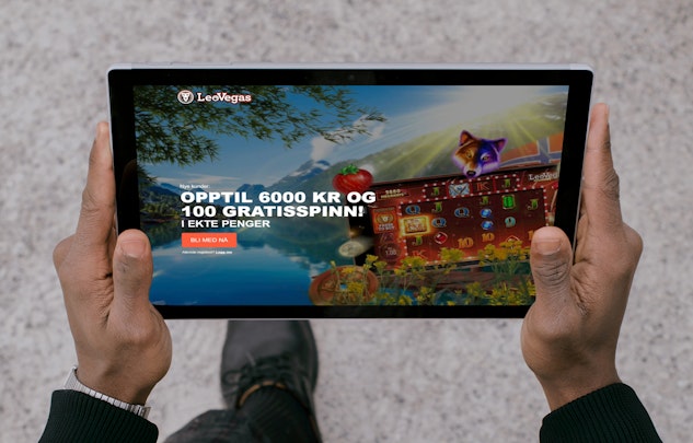 LeoVegas casinobonus tablet