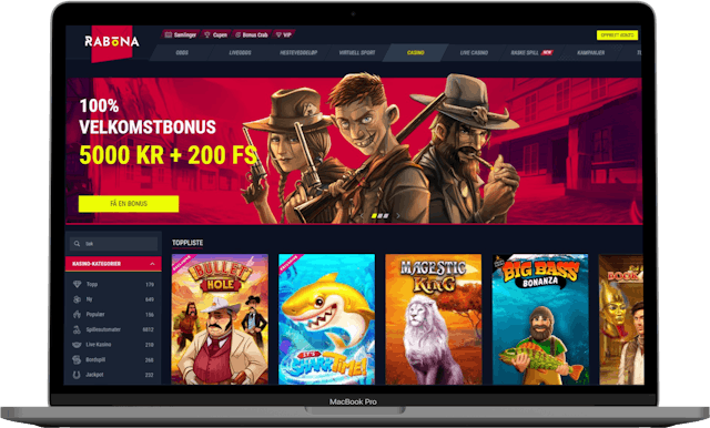 Rabona casinobonus mockup