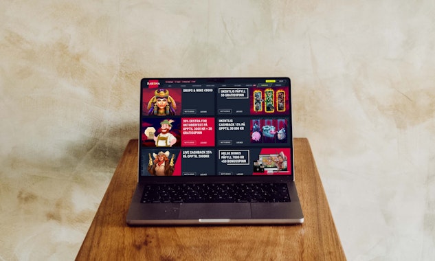 Rabona nettcasino laptop