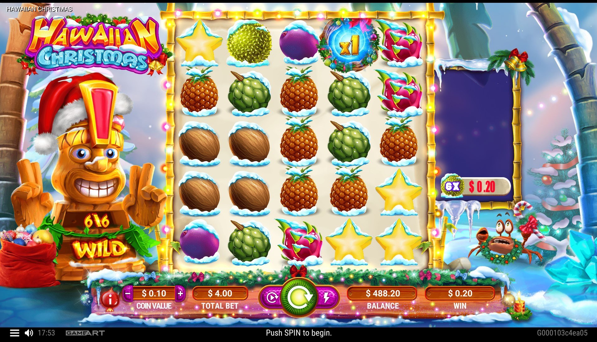 22Bet Hawaiian Christmas