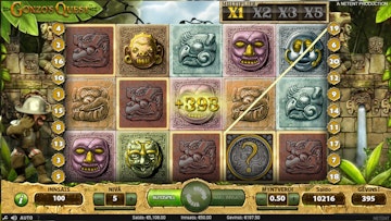 Gonzos Quest gevinst