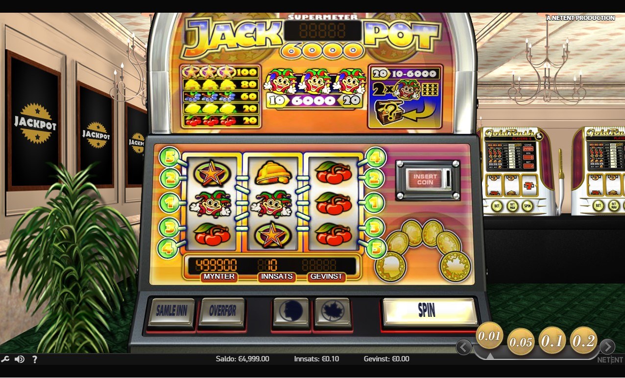 Jokere på Jackpot 6000