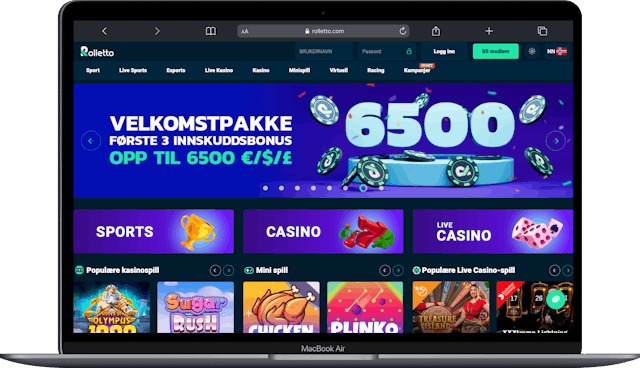 Rolletto casino bonuspakke
