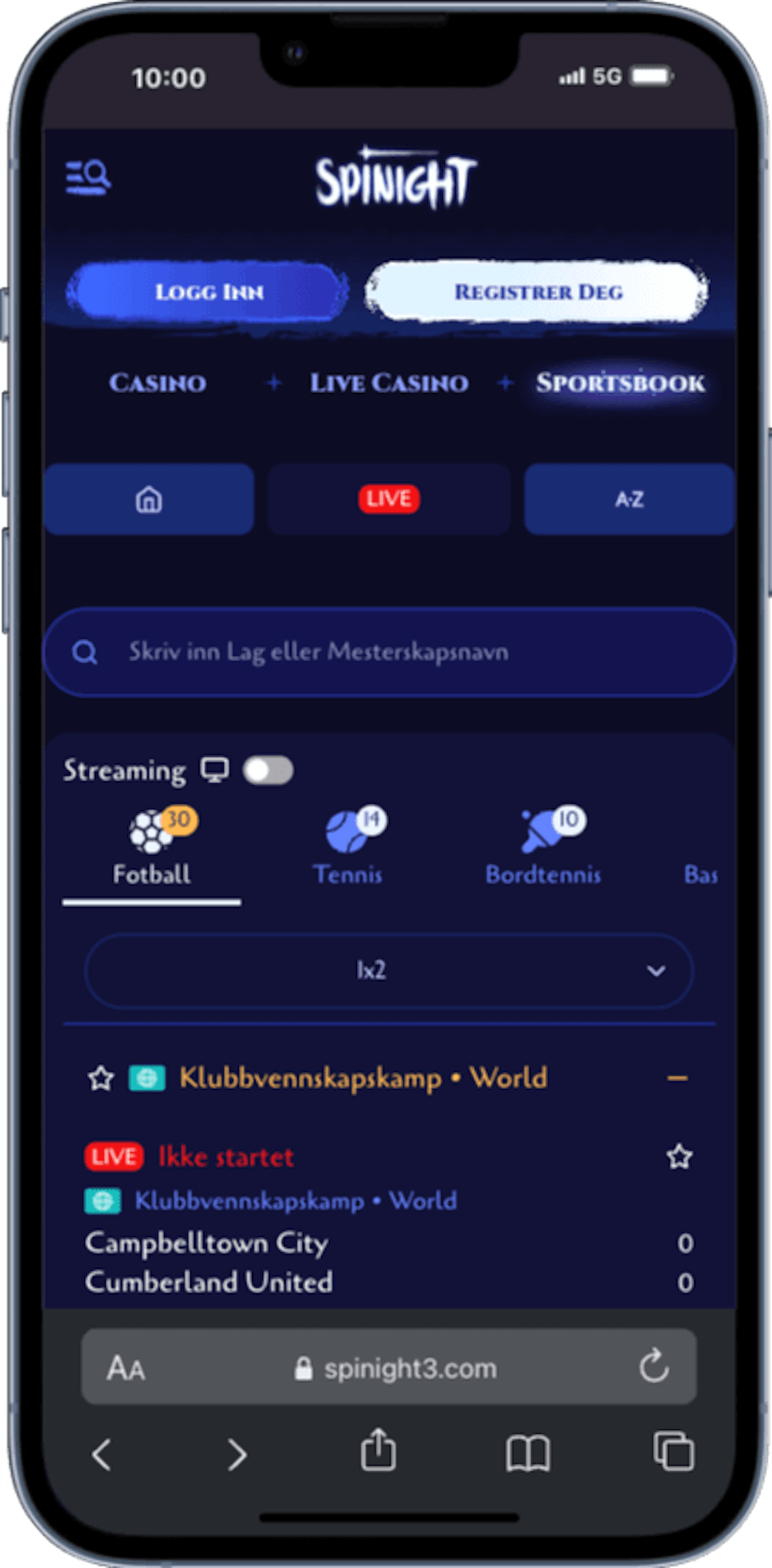 Spinight Sport mobil