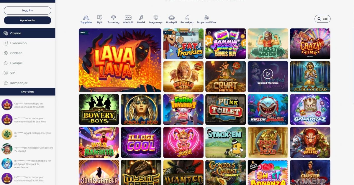 Lilibet Casino Screenshot