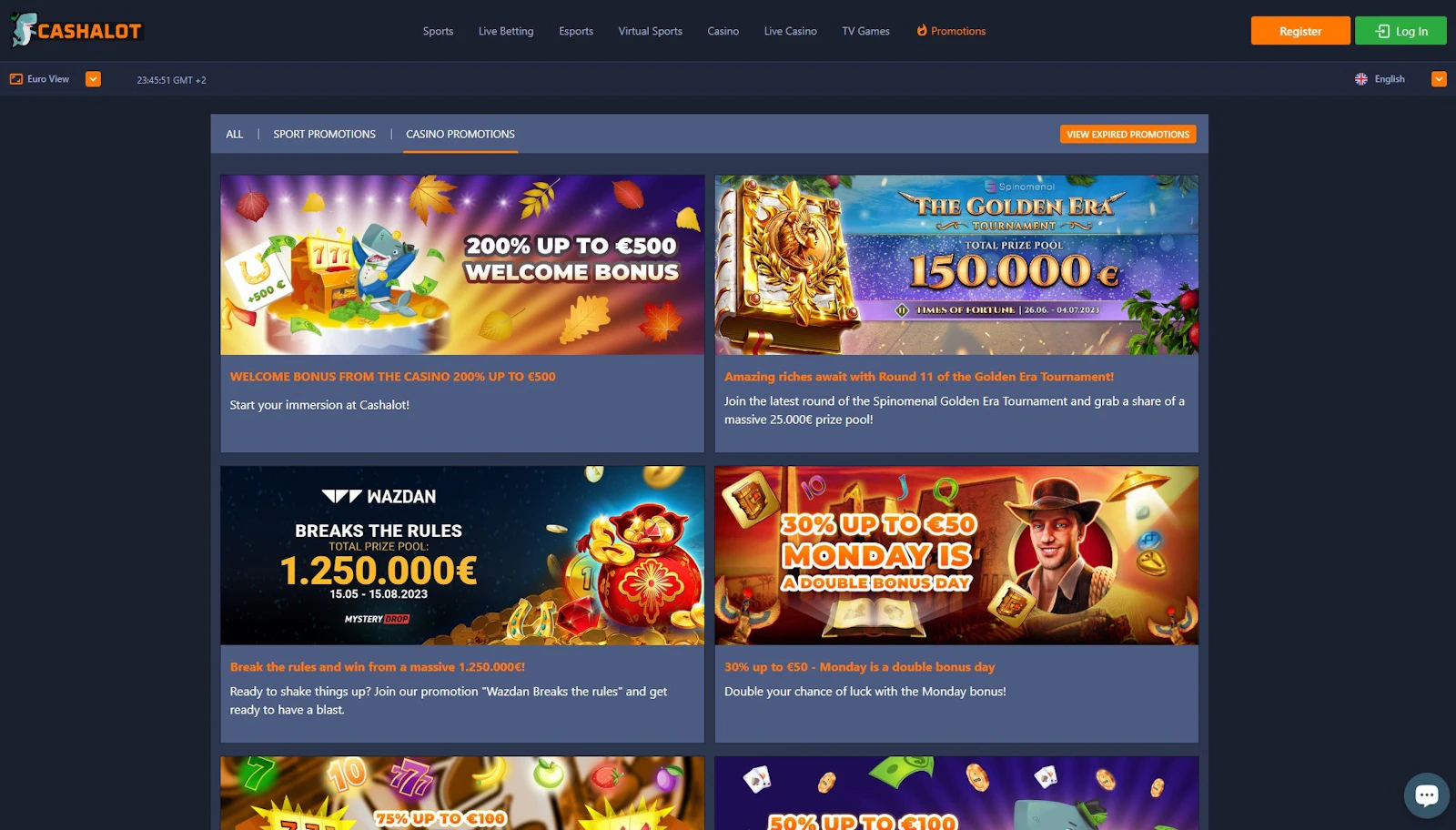 Cashalot Norge Kampanjer