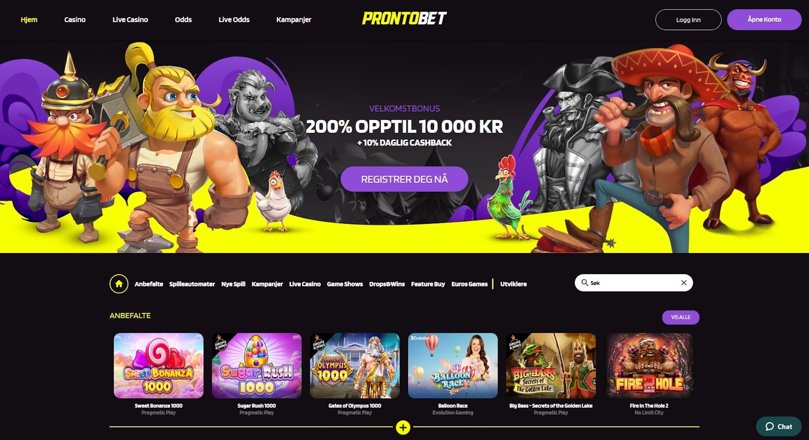 Prontobet casino