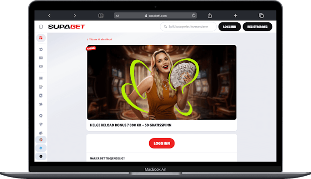 Reload casino bonus supabet
