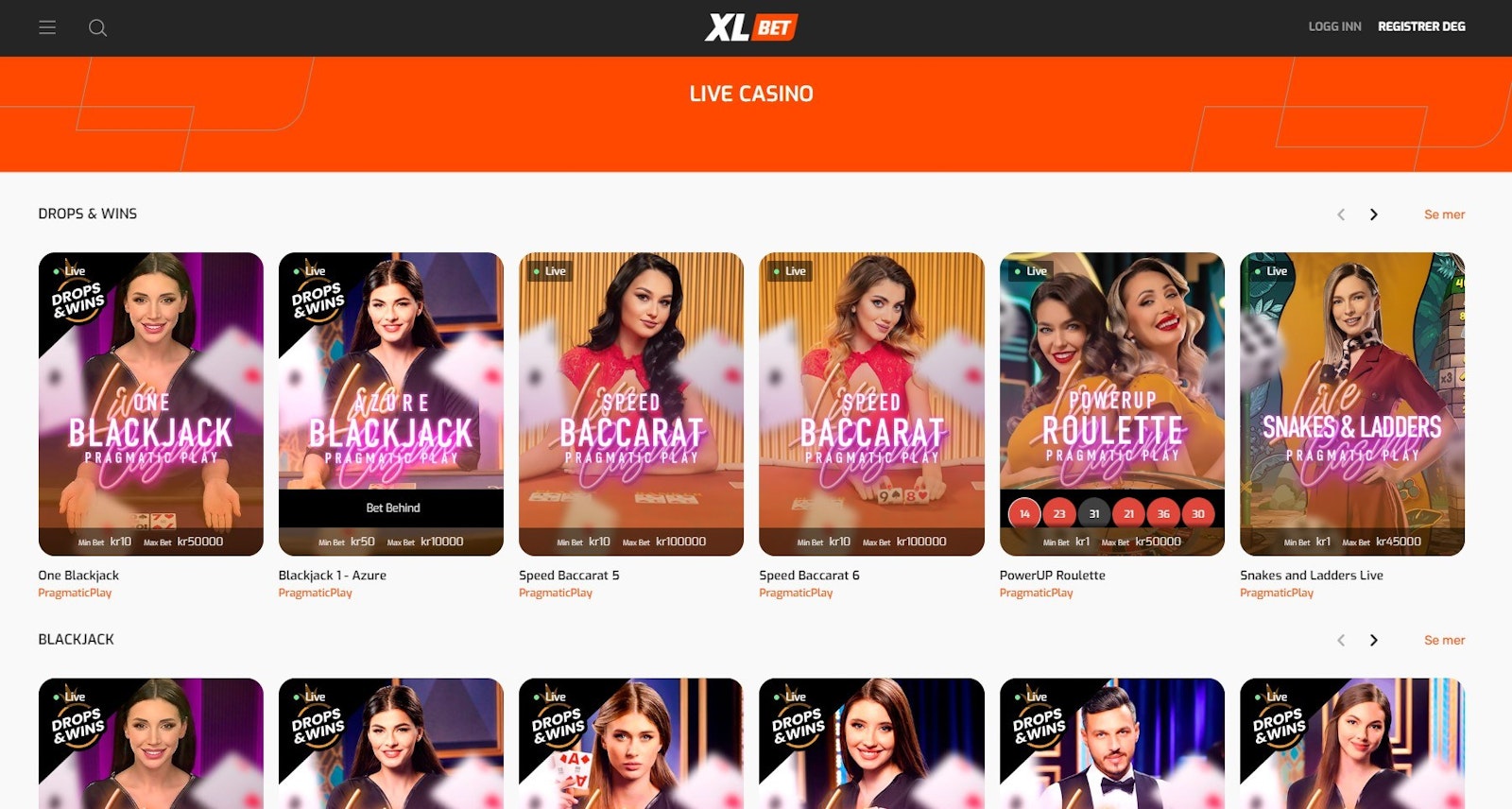 XLBet Live Casino