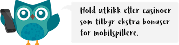 Casinobonus på mobil