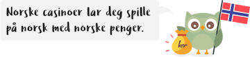 Spill casino med norske kroner