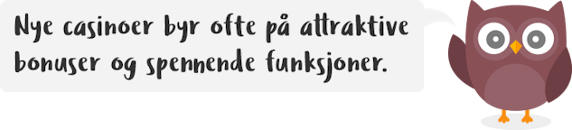 Bonuser hos nye casinoer